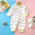 thumbnail image 2 of Toddler Boys Pajamas Girls Pjs Sets Spring New Long Sleeved Baby Clothes Baby Clothes Spring Baby Boneless Sewing Cottonblend Bodysuit Kids Sleepwear Pajama Sets,2-Piece,Size 9-12 Months, 2 of 3