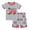 Summer6-Gray, variant on Toddler Boy Short Set Little Boy Clothes Casual CrewNeck Short Sleeve T-Shirt and Short Sets Summer Outfits Boys Girls Outfits Cartoon Print Short Sleeve Tops Printed Shorts 2PCS Clothes Set