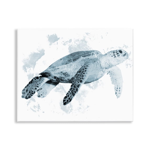 Stupell Industries Weathered Sea Turtle Wall Plaque Art design by Marcus Prime, 11 x 14