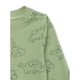 thumbnail image 3 of Garanimals Baby Boy Long Sleeve Print Thermal Bodysuit, Sizes 0-24 Months, 3 of 3