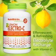 NutriBiotic Lemon Electro-C, Vitamin C & Electrolyte Powder, 8 Oz
