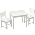 thumbnail image 6 of Timy Kids Table and 2 Chairs Set, Solid Hard Wood, White, 6 of 8