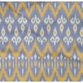 thumbnail image 4 of oneOone Tissu Popeline Sergé Coton Bio Damas & Chevron Ikat Imprimé Tissu BTY 42 Pouces de Large, 4 of 4