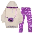 thumbnail image 3 of Disney Minnie Mouse Printed Fanny Pack Pullover Hoodie and Pants for Girls, 2-Piece Bundle Set for Kids ( Size 4-12), 3 of 7
