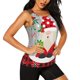 thumbnail image 2 of Balery Gnome And Buffalo Plaid Camiseta sin mangas estampada ligera para mujer, tops de entrenamiento sin mangas, camisetas de yoga transpirables de secado rápido.-Medium, 2 of 7