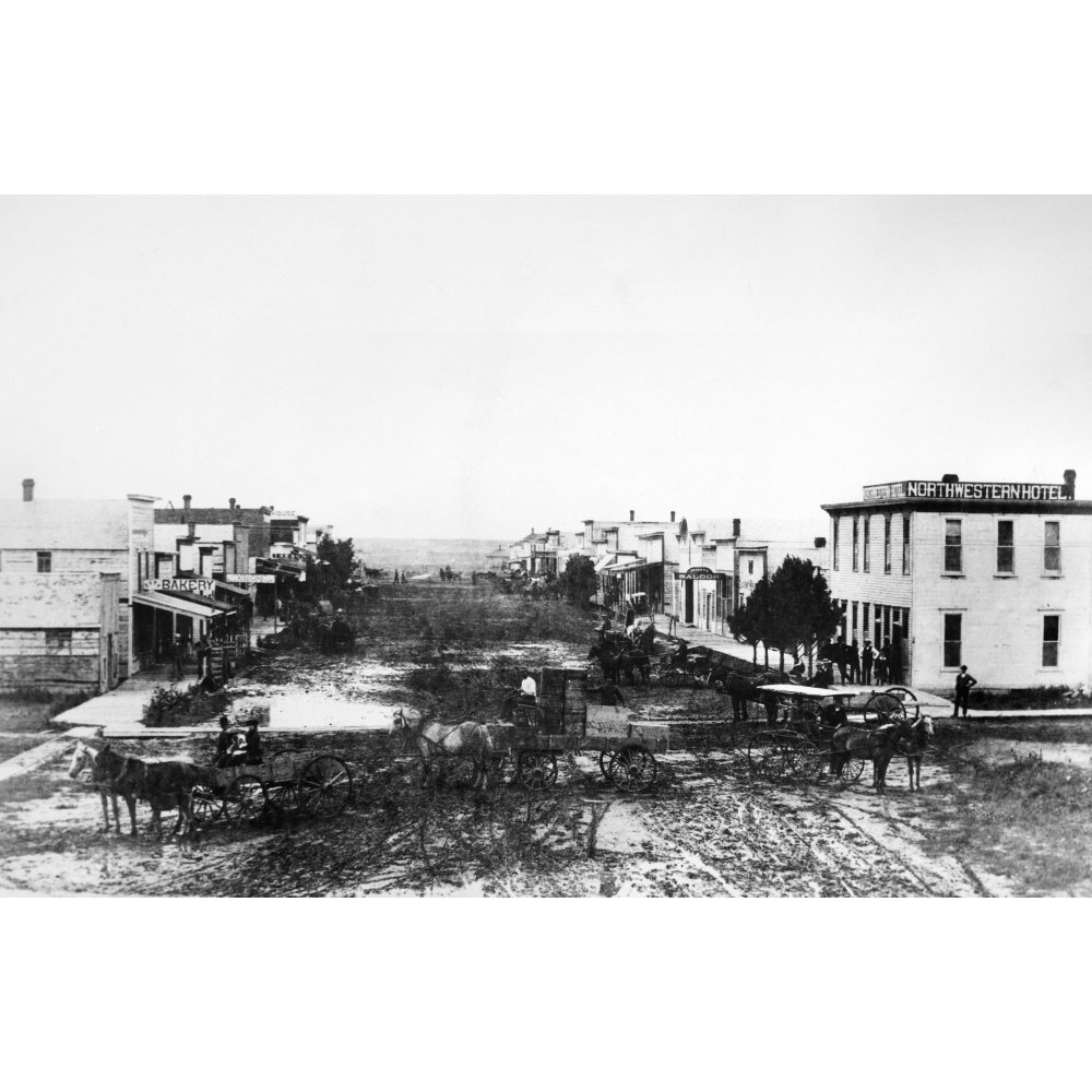 Nebraska Rushville, 1887. /Nthe Town Of Rushville, In Sheridan County