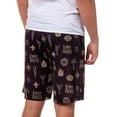 thumbnail image 5 of The Lord Of The Rings Pajamas Men's Tree Of Gondor Crown Rune PJ Lounge Shorts, 5 of 6