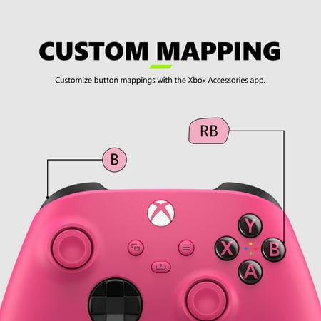 Microsoft - Xbox Wireless Controller for Xbox Series X, Xbox Series S, Xbox One, Windows Devices - Deep Pink