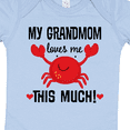 thumbnail image 4 of Inktastic Grandmom Loves Me Grandchild Boys or Girls Baby Bodysuit, 4 of 5