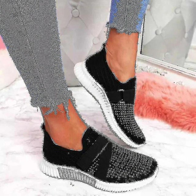 Chaussures à Enfiler avec Semelle Orthopédique Espadrilles de Mode pour Femmes Chaussures de Marche