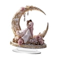 thumbnail image 3 of 2D Flat Moon recién casados ​​de letreros acrílicos decoración de mesa impermeable regalo de boda para escritorio de gabinete decoración del hogar del, 3 of 8