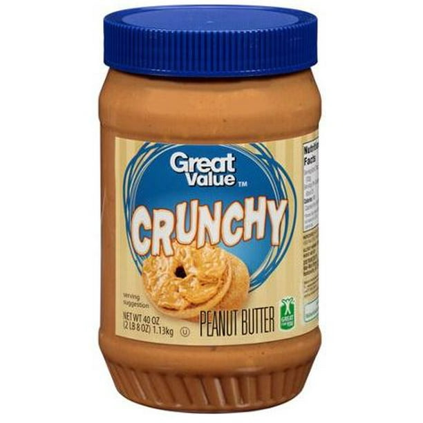 Great Value Crunchy Peanut Butter 40 oz