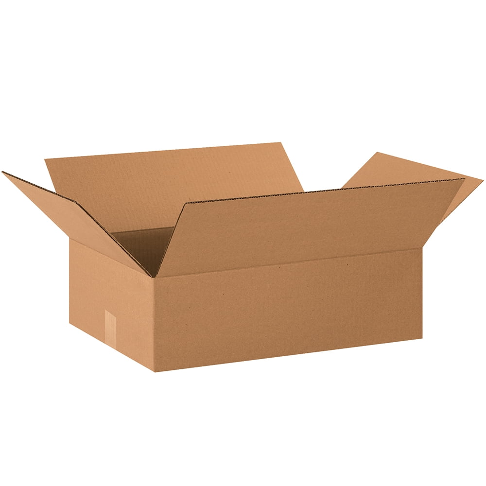 Photo 1 of Box Partners Flat Corrugated Bxs,20x14x6,Kraft,25/BDL - BXP 20146- 25 PACK