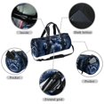 thumbnail image 2 of Paw Print Soccer Bag and Gym Bags - 17.7 Inches Swim Bag with Interior Zipper Pocket for Large Capacity Luggage Bag, 2 of 6