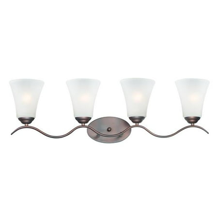 

32 in. Vital 4 Light Oil Rubbed Bronze Bath Vanity Wall Light