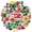 2A-35pcs, variant on 35pcs-50pcs Sports Stickers Football Kids Stickers Helmet Stationery Stickers for Laptops Suitcase Fridge
