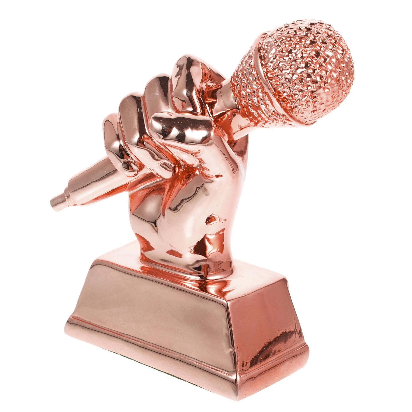 Toyandona Decorative Microphone Trophy Resin Award for Singing and Competition Events