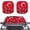 Ladybug, variant on Binienty Wildlife Elk Auto Sun Shade Windshield Easy Fold Car Front Window Sun Shade 2 Piece UV Protection Heatshield Reflective Sunvisor for SUV Truck Van