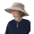 thumbnail image 2 of Sun Protection Zone Kids Unisex Lightweight Adjustable Outdoor Booney Hat (100 SPF, UPF 50+) - Khaki, 2 of 2