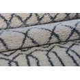 thumbnail image 4 of Ladole Rugs Trellis Synthetic Beautiful Soft Modern Carpet Area Rug in Ivory-Light Grey 8x11 (7'10" x 10'5", 240cm x 320cm), 4 of 4