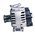 thumbnail image 4 of Alternator Compatible with 2012-2015 Mercedes-Benz C250 SLK250 1.8L Turbocharged L4 CW 6-Groove Clutch Pulley Valeo 439820 Mercedes-Benz 0009063000, 4 of 5