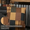 thumbnail image 4 of VHC Brands Patriotic Patch Quilted Pillow 16x16, 4 of 5