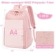 thumbnail image 3 of Mochila escolar Bluboon Butterfly para niñas y mujeres, color rosa, 3 of 8