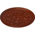 thumbnail image 3 of 32 5/8"OD x 2"P Bradford Ceiling Medallion (Fits Canopies up to 6 5/8"), Hand-Painted Firebrick, 3 of 6