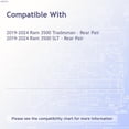 thumbnail image 3 of Set of 2 Bolt-On Rear Center Caps for 2019-2025 Ram 3500 Tradesman - Chrome, 3 of 3