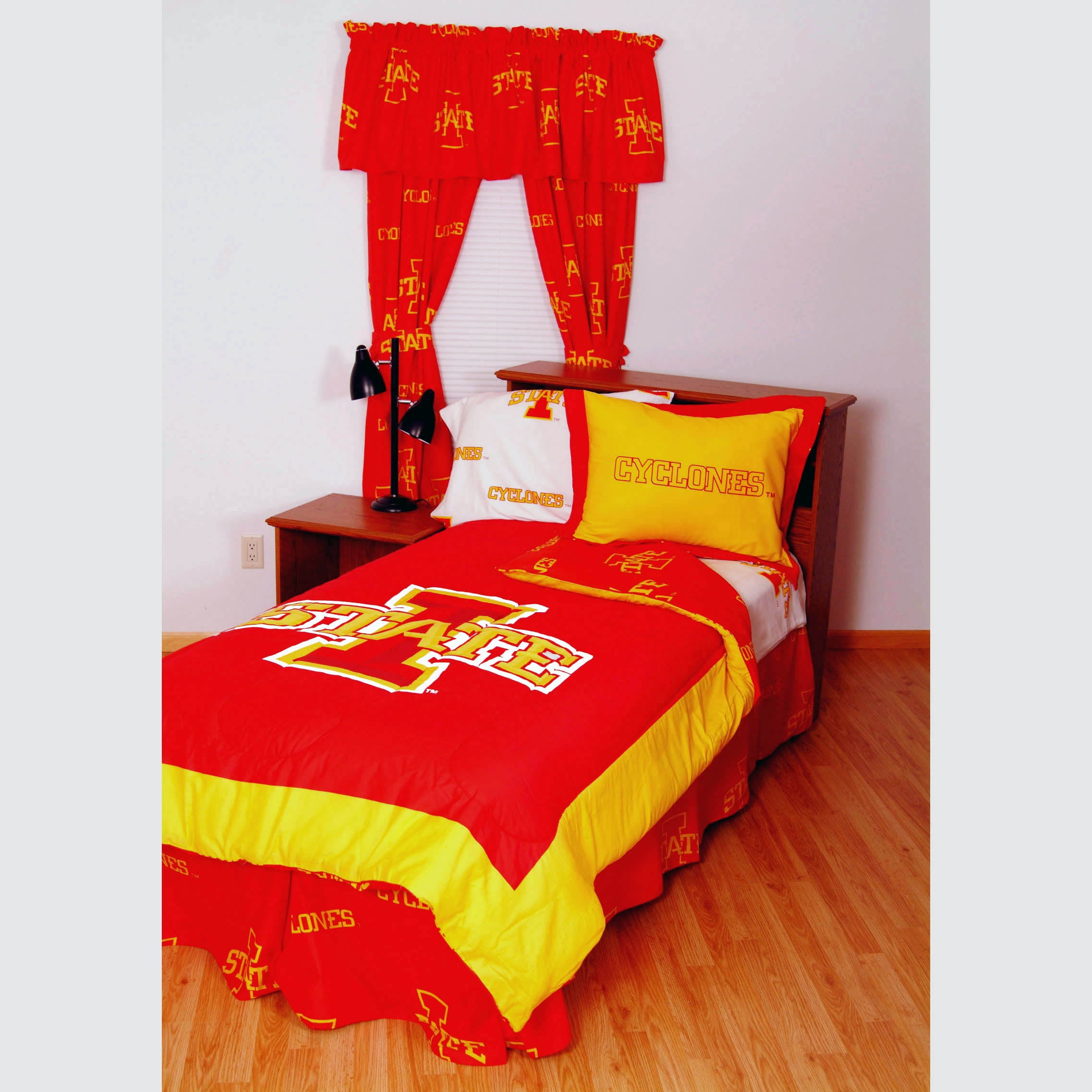 Iowa State Cyclones 100% Cotton, 84" Curtain Panels, Set of 2