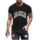thumbnail image 1 of Camisetas de Manga Larga para Hombres Blusa de Cuello Redondo de Impresión Deportiva, Camiseta de Manga Corta de Moda para la Primavera Y Diaria, 1 of 5