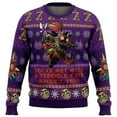 thumbnail image 1 of Majoras Mask Seamless Pattern Legend Of Zelda Ugly Christmas Sweater Gift Santa Claus Pullover Men 3, 1 of 2