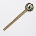 thumbnail image 2 of Crow Lace Bookmark in Antique Bronze: a Book Mark for Book Lovers, 2 of 5