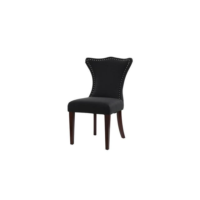 Lorena Accent Parsons Chair Jet Black