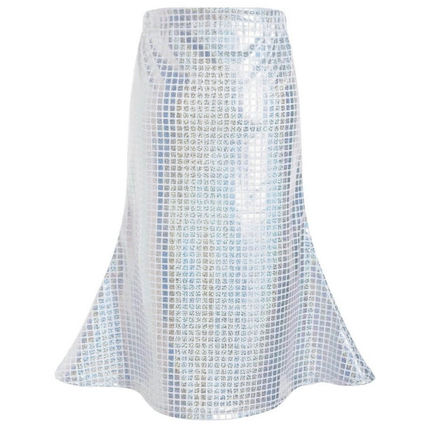 Falda de baile de color sólido para niñas, falda plisada colorida para fiestas escolares, fiestas, festivales, falda larga en forma de abanico, pantalón de algodón para niños
