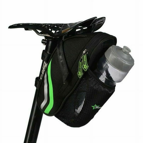 ROCKBROS Bike Saddle Bag Bicycle Tail Bag Under Seat Water Bottle Mount