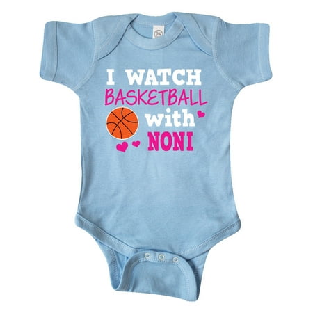 

Inktastic I Watch Basketball with Noni Gift Baby Girl Bodysuit