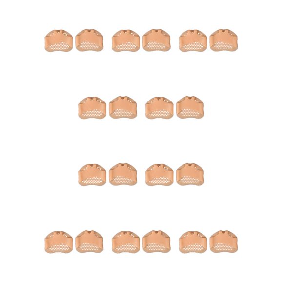 Qarigey Almohadillas para los pies Plantilla resistente al desgaste Cinta para la palma Accesorios Antepié portátil Color aleatorio 27.5x32x21cm 10piezas Qarigey CBP041901