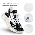 thumbnail image 3 of White Dog Paw Retro Style Walking Shoes for Men Woman Lightweight Tennis Fashion Elastic Sports Shoes Cushion Basketball Shoes, 3 of 7