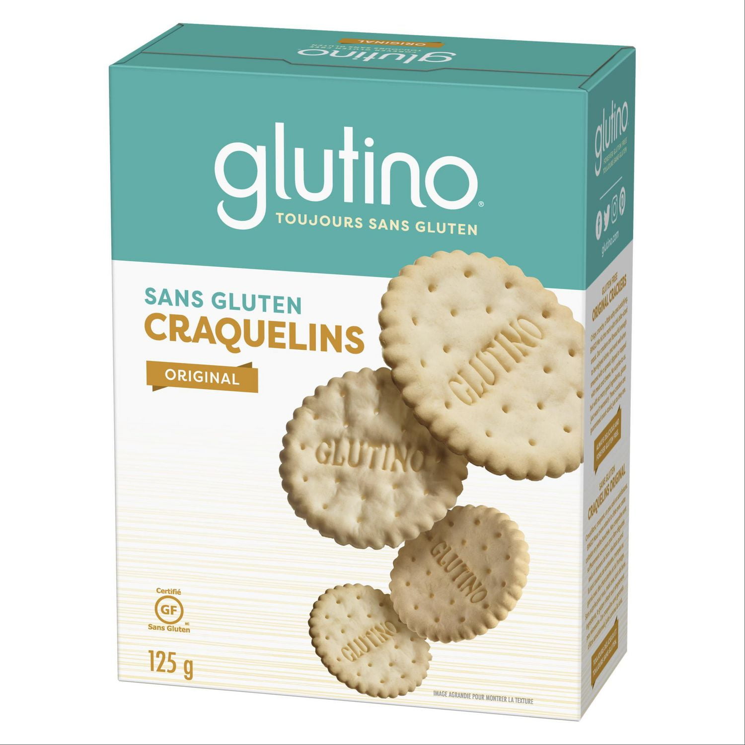 Glutino Gluten Free Original Crackers - 125 g (1 x 125 g)