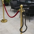 thumbnail image 3 of OULII Stainless Stanchion Queue Barrier Rope Black 1Pcs for Business Owners Use, 3 of 7