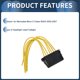 thumbnail image 4 of Arnés de cableado de faros Unique Bargains No. A2115450328 para Mercedes-Benz Clase C W203 2002-2007 Luz trasera Cable de arnés 15 cm 2 conjuntos, 4 of 7
