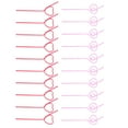 thumbnail image 6 of Heart Shape Straws for Home Made of Plastic in Assorted Colors Perfect for Valentine's Day Parties 40 Pieces, 6 of 11