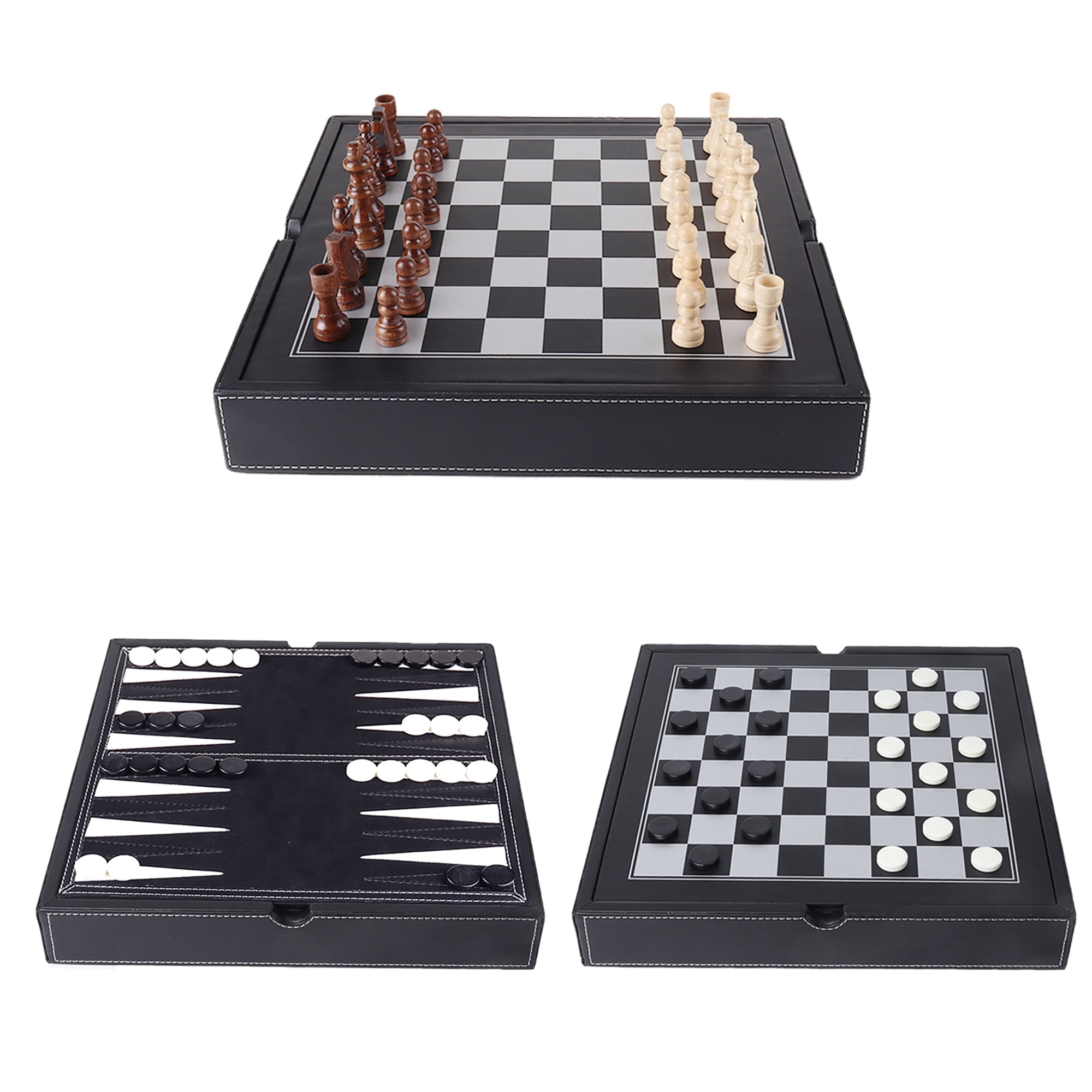 cardinal game gallery chess & checkers wood set - Walmart.com