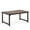 Brown, variant on Demi Bonn 63" Modern Large Computer Desk, Rectangular Meeting Table Executive Desk, Simple Study Work Desk for Home Office, Study, Living Room, Brown