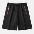 thumbnail image 1 of Fiudx Pantalones Cortos de Hombre, Transpirables, con Cintura Elástica, Ideales para Correr En El Gimnasio, Estilo de Vida Activo, Tejido Ligero., 1 of 5