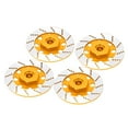 thumbnail image 3 of RC Car Brake Disc, Rust Proof RC Hex Hub Brake Disc Aluminum Alloy Lightweight  For RC Road Racing Gold, 3 of 8