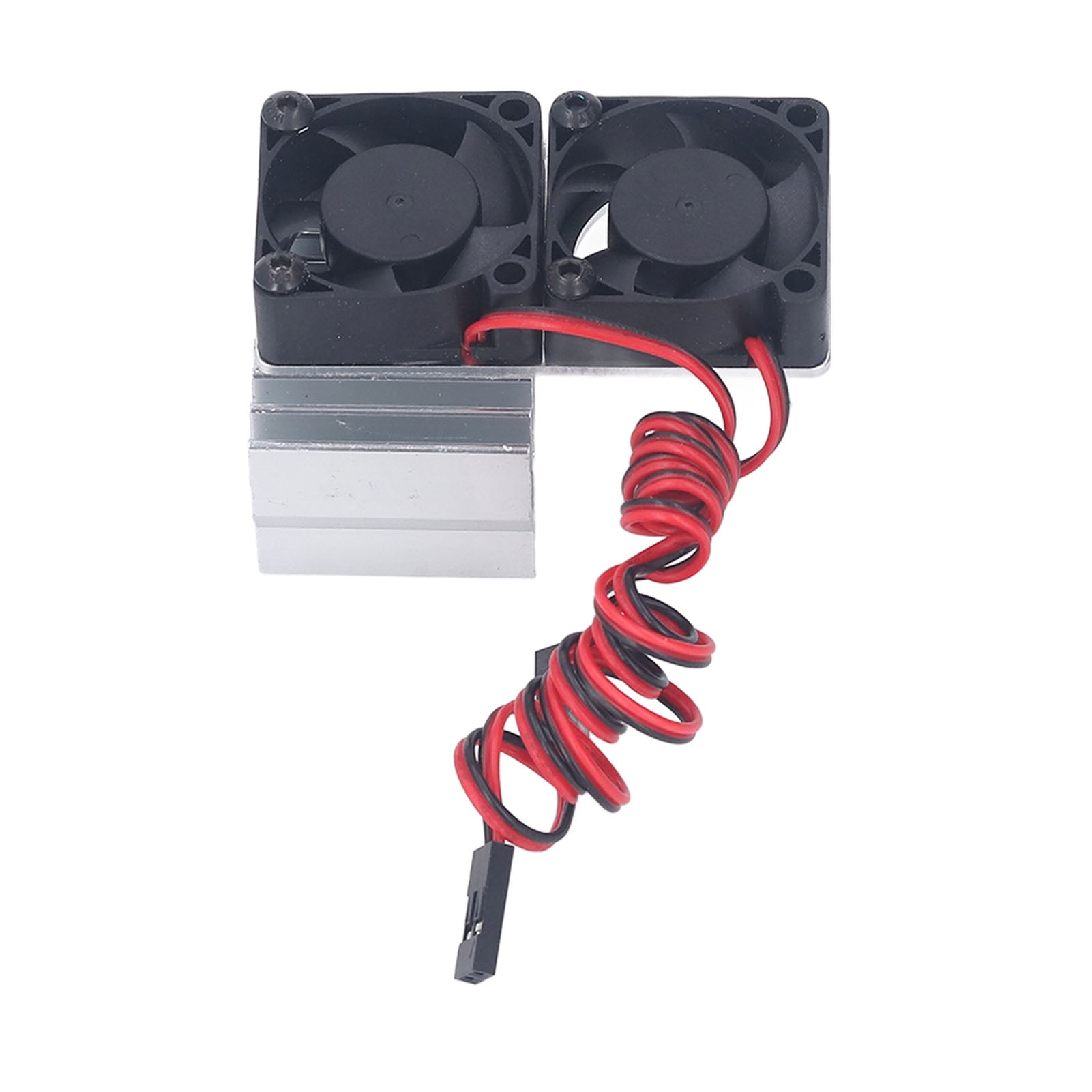 Yctze Ensemble de Ventilateur de Moteur de Ventilateur élevé de Dissipateur de Chaleur RC 5V pour Slash 4 × 4 VXL, Rustler × VXL, Stampede ×, Hoss × RC Dissipateur de Chaleur
