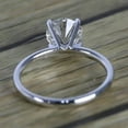 thumbnail image 3 of 3Ct Lab Created Diamond Round Cut Engagement Ring 14K White Gold Plated, 3 of 3