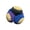 A, variant on Lawn Games Beanbag Toss Footbag, Multi-Color Petal Shape Hacky Sack for Kicking, 2.36 Inch Brown Base with Rainbow Petals Suede Outdoor Ball for Adults